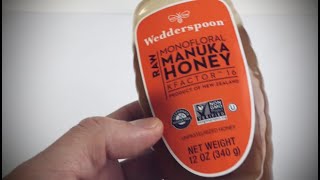 KFACTOR 16  Wedderspoon Manuka Honey Review [upl. by Friedberg]