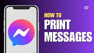 How to Print Facebook Messenger Messages  How to print Facebook messages 2024 [upl. by Humfrey865]