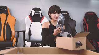 AKRacing Gaming Chair Assembly  French Subtitles [upl. by Sulohcin]