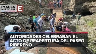 Al menos 10 heridos por colapso de puente colgante en Cuernavaca [upl. by Malachi675]