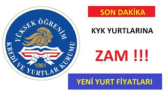 KYK YURTLARINA ZAM  YENİ KYK YURT FİYATLARI ZAMLI  GÜVENCE BEDELİ DEPOZİTO KAÇ TL OLDU [upl. by Yelram]