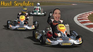 A CORRIDA DE KARTS no Hand Simulator [upl. by Wilsey355]