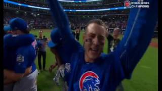 Cubs  Indians World Series Game 7 Final Out [upl. by Cranston]