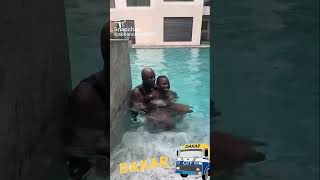 😍🌊 Vacances  Abba nostress et sa fille abbanostress snapchat shorts senegal [upl. by Ellehcyt]