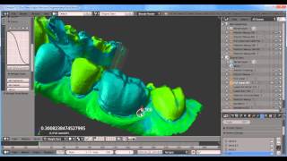 Mesh Segmentation Harmonic Isolines in Blender [upl. by Yaakov333]