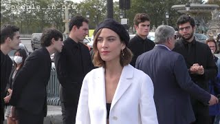 Alexa Chung and Ioanna Gika IO Echo  Dior Spring Summer 2022 fashion show in Paris  28092021 [upl. by Holds]