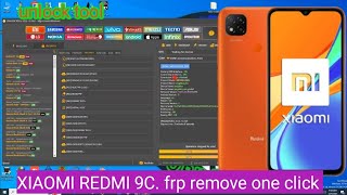 readmi 9c frp bypass one click with unlock tool [upl. by Annij]