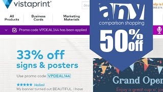 How to get amp use coupons on Vistaprint [upl. by Toiboid]