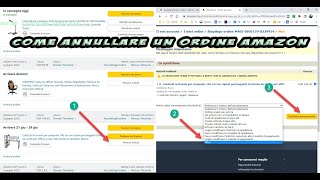 Come annullare un ordine di acquisto su Amazon [upl. by Halliday]