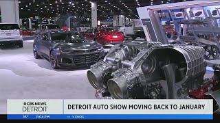 Detroit Auto Show returning to January slot [upl. by Okramed]