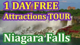 TOP 9 Niagara Falls FREE Attractions 1 DAY TOUR  Just Pay For Parking [upl. by Lionello]