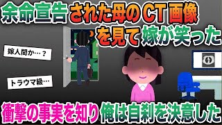 【2ch修羅場スレ】余命宣告された母のCT画像を見て嫁が笑った…嫁が10年かけて実行していた計画を知り俺は自◯を決意した。【ゆっくり解説】【2ちゃんねる】【2ch】 [upl. by Htnamas]