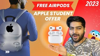 Apple Student Discount 2023  Free AirPods [upl. by Yddub]