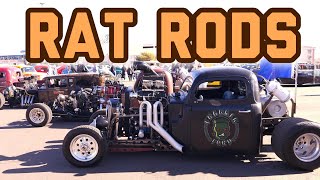 Boneshakers Rat Rods  Mesquite Motor Mania 2024  Loud Rat Rods Show up [upl. by Kinson]