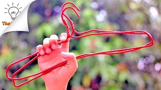 20 Hangers Life Hacks Everyone Should Know  Thaitrick [upl. by Alemac]