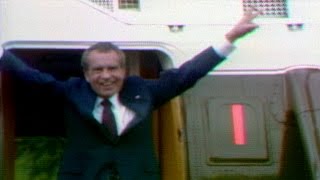 President Richard Nixon Resigns  August 9 1974 [upl. by Tibbitts312]