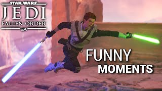 Star Wars Jedi Fallen Order  Funny Moments 4 [upl. by Cilla]