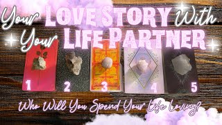 Your Love Story With Your Life Partner 💞💍🤍 The Love of A Lifetime  InDepth Timeless Tarot [upl. by Romito56]