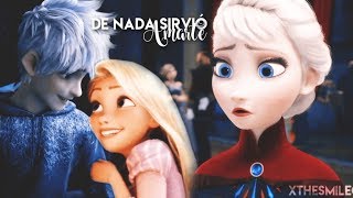 De nada sirvió amarte 💔😢 Jack y Elsa ft Rapunzel [upl. by Ydnis]