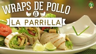 ¿Cómo preparar Wraps de Pollo a la Parrilla  Cocina Fresca [upl. by Lyell]