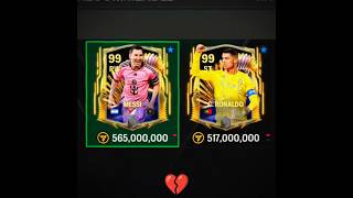 MESSI AND RONALDO ❤️‍🩹 eafc24 fifa fifamobile fifa23 eafc shorts [upl. by Anerys]