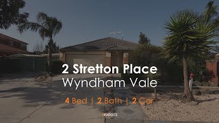 2 Stretton Place Wyndham Vale  Property Walk Thru Video  Hodges Werribee [upl. by Lacie]