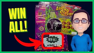 Win All💥Lucky Clover and 2024 Doubler Kentucky Lottery Tickets💥Chasing Big Wins [upl. by Ysnat]