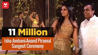 Isha AmbaniAnand Piramal wedding Sangeet Ceremony [upl. by Skipton]