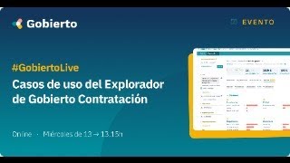 Gobierto Live Buscar prestaciones o productos ocultos en los pliegos [upl. by Yelssew]