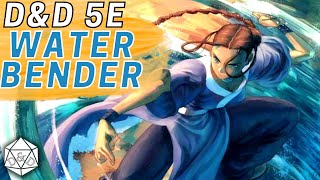 Making a Waterbender in DampD 5e  DampD 5e Character build [upl. by Gerome]