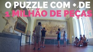 O puzzle com  de 1 milhão de peças  Nápoles  il dolce far niente 19 [upl. by Ciapas]