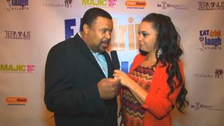 SiMan Baby Majic 1075 interview at Eat Drink Laugh Atlanta on Spotlight in the City [upl. by Marshal]