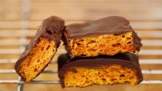 Homemade Honeycomb Candy amp Cadbury Crunchie Bars Recipe [upl. by Lamprey824]