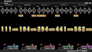 【IIDX 17 SIRIUS】GALGALIM【DDRxTargon Stepmania EDIT charts】 [upl. by Ledniahs]