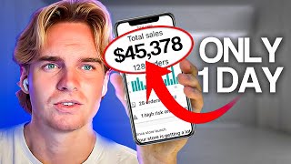 how I did 45378 in 1 day with branded dropshipping detailed creative breakdown [upl. by Telford764]