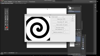 Photoshop CC  Create spiral howto tutorial [upl. by Kcirdnek629]