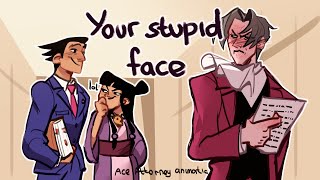 Your Stupid Face Narumitsu Ace Attorney animatic [upl. by Tayib491]