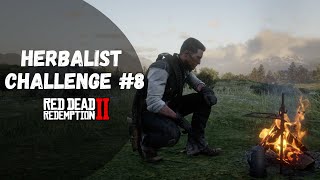 Herbalist Challenge 8 Guide  Red Dead Redemption 2 [upl. by Aneba590]