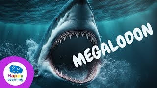 THE MEGALODON  Educational Videos for Children [upl. by Eyk987]