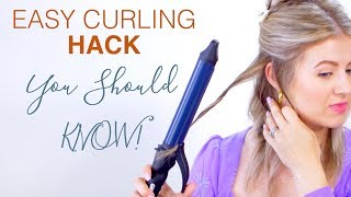 EASY CURLING HACK you should KNOW [upl. by Nohsauq]