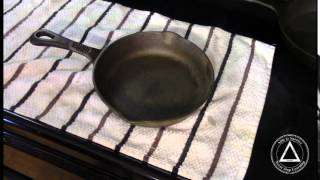 How to Strip Restore and Season Lodge Cast Iron Cookware [upl. by Meingoldas166]