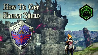 Hylian shield Botw  How to get hylian shield eraly Mini boss Stalnox in Hyrule casle [upl. by Anahsohs]