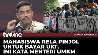 Gaji Guru Maman Abdurrahman Program UMKM Bisa Penuhi Gaji Guru Honorer  tvOne [upl. by O'Donovan]