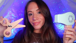 ASMR  Wooden Salon 🪵 wooden haircut amp makeover [upl. by Niveg534]