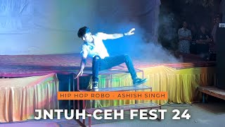 JNTUH fest 2024  Solo performance 🔥  FREESTYLE [upl. by Llertnahs]