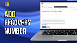 How to Add Recovery Phone Number to your Microsoft Account 2024 [upl. by Ym]