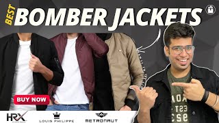 Best Bomber Jackets In India 2022🔥Top 5 Bomber Jackets👌Bomber Varsity Jackets 😎 [upl. by Borrell]