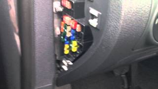 How to access the fuse box in a Volkswagen [upl. by Neelyt388]