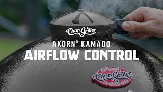 CharGriller Air Flow Temperature Control on AKORN Kamado  CharGriller [upl. by Buseck]