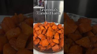 IRRESISTIBLE CANDIED YAMS RECIPE  HOW TO MAKE THE BEST SWEET AND BUTTERY SIDE DISH Shorts [upl. by Diannne33]